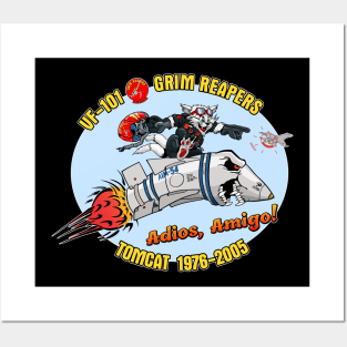 VF-101 Grim Reapers Nose Art Variation Posters and Art